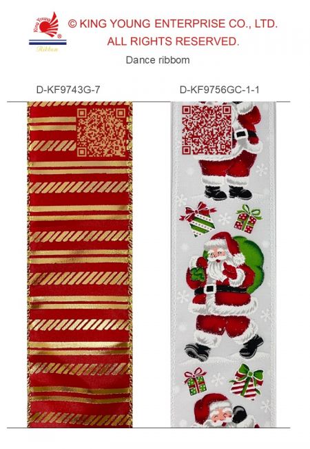 AI Dace Ribbon-Glittery & Santa